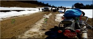 slipper road after army check post near rara lake